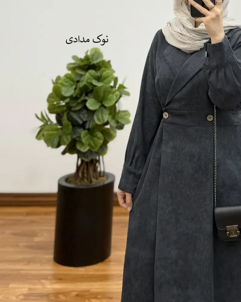 مانتو کبریتی بلند غزال